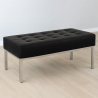 Buy Kanel Bench (2 seats) - Premium Leather Black 13214 - prices